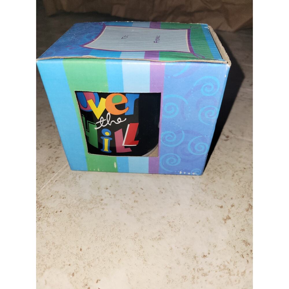 New Vintage Stock Flomo Mug Over The Hill Birthday Mug Gift